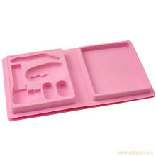 Beflocktes PS Blister Customized Packaging Tray